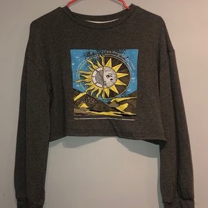 SHEIN grey constellation shirt